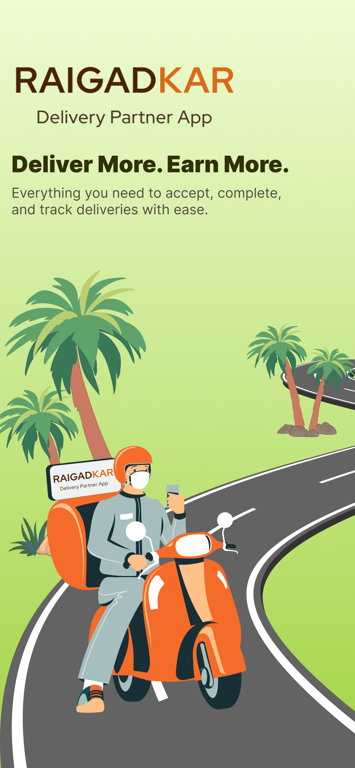 Delivery partner app